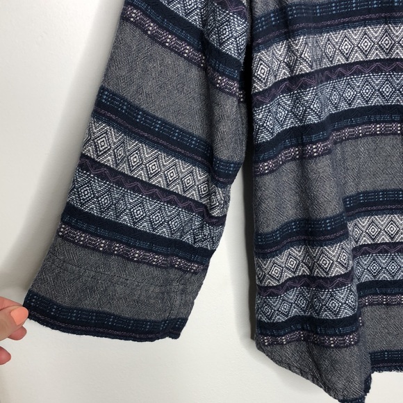 Woolrich Lagenlook Button Down Top Blue Size M - Picture 5 of 11